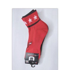 🔥The‎ Bulls Socks Chicago Bulls Official NBA Clothing Stars Bull Logo 3 Pair